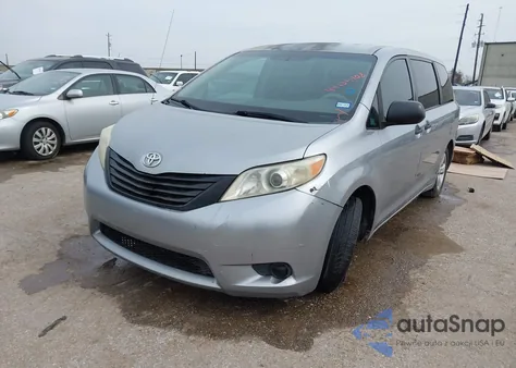 2012 Toyota Sienna Base V6 7 Passenger из США, поврежденный, VIN 5TDZK3DC4CS270941
